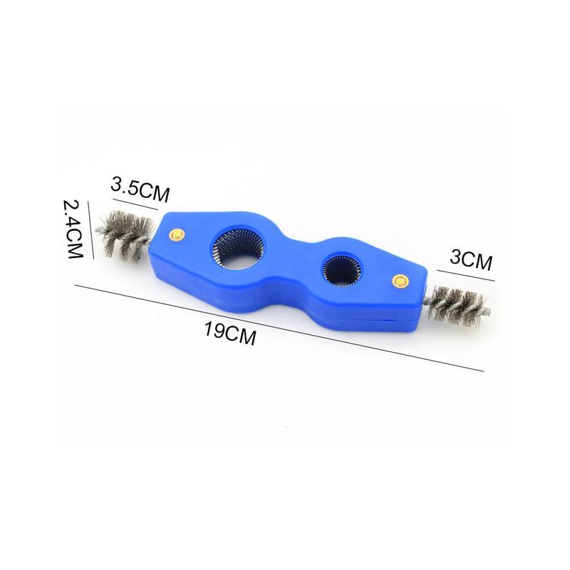 LQ Industrial Koperen Pijp Cleaner 4 in 1 Koperen Buizenstelsel Borstel Batterij Post Reinigingsborstel Tool