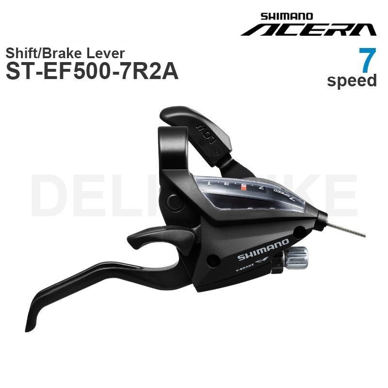 SHIMANO ACERA ALTUS EF500 3x7v Groupset- EZ FIRE PLUS Shift/Brake Lever - 2-finger lever size - 3x7 Front Speeds Original parts: ST-EF500-7R2A