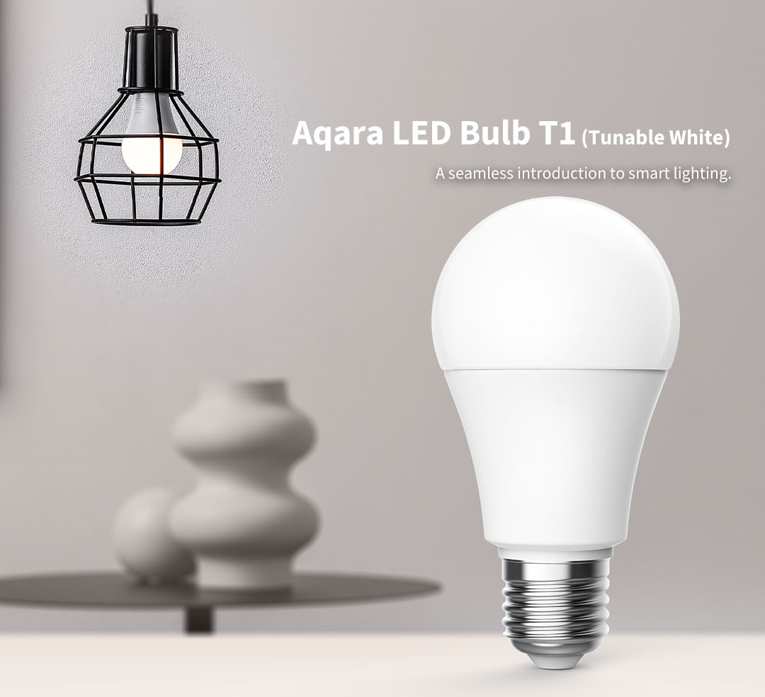 Nueva bombilla LED inteligente Aqara T1 Zigbee 3,0 E27 2700K-6500K 220-240V bombilla remota inteligente para Xiaomi Mi homeKit hogar inteligente
