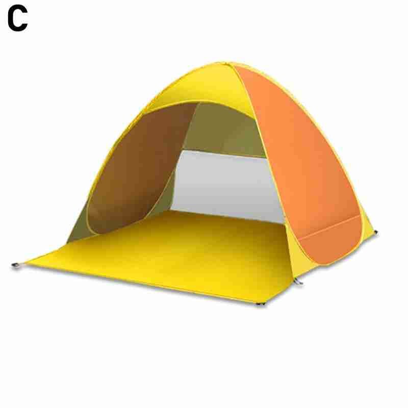 Automatisches 2-3- personen-campingzelt, wasserdicht, 6 -teilig, tragbar, mit bodentasche und heringen (te  f8 q 4): C