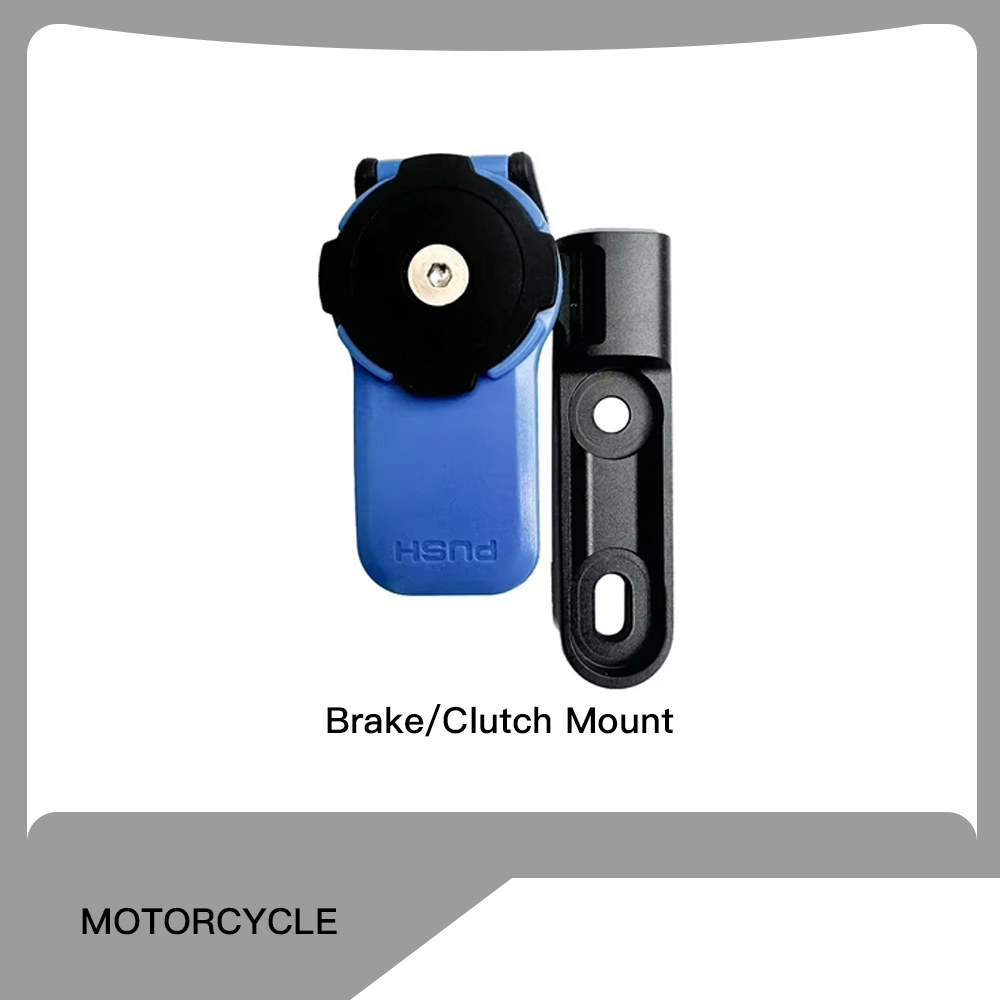 Motorcycle Handlebar Clamp Stem Fork Mount PRO Holder Phone Mount Vibration Dampener MAG Universal Adaptors Wireless Charger: VIOLET/紫罗兰