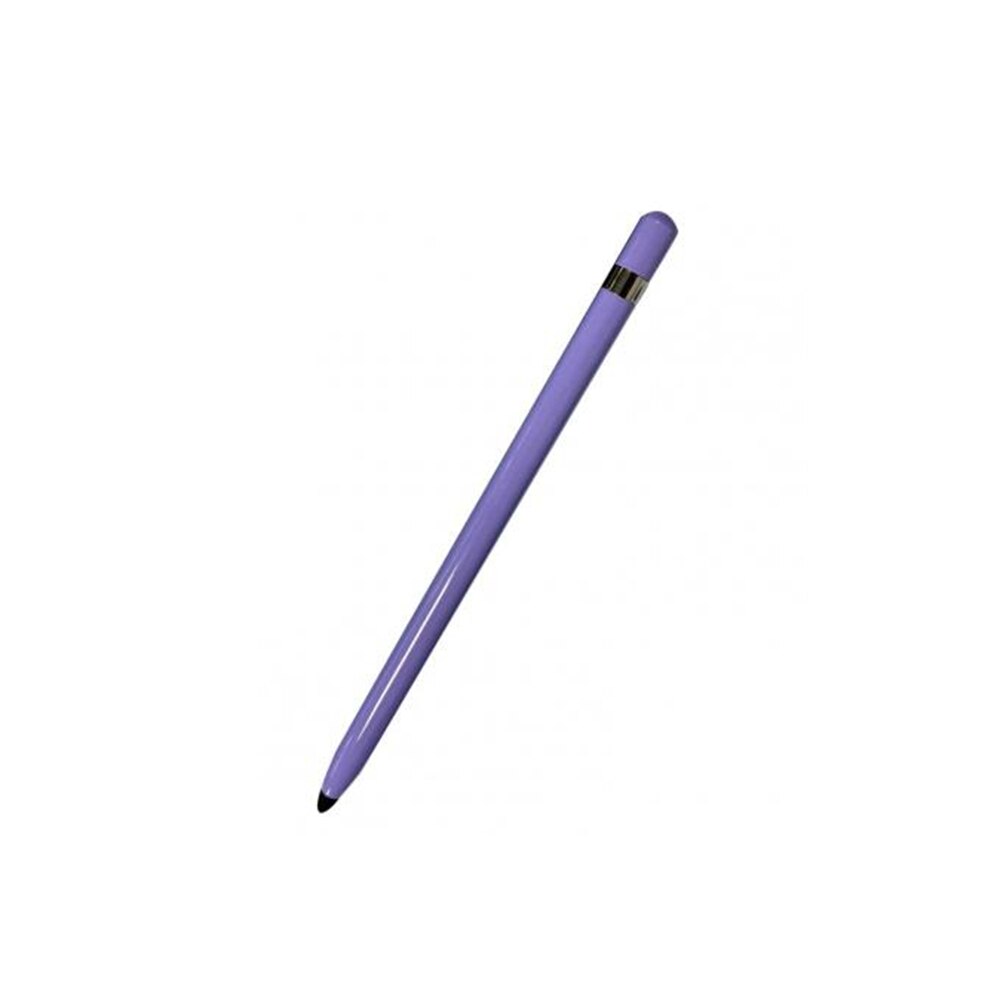 Dual Heads Stylus Tablet Smartphone Stylus Pen Universele Vervanging Zachte Penpunt Schrijven Tekening Capacitieve Touchscreen Potlood: Paars