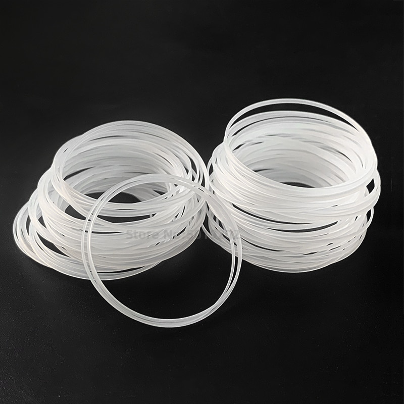 Kunststoff weiß dichtung für kristall glas Interne durchmesser 26-35,5mm Dicke 0,45mm hohe 0,85mm Uhr teile uhr Zubehör