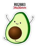 Platte avocado hars accessoires 30 stuks/lot diy decoratie knutselen  r0286 r0287 r0288: R02883