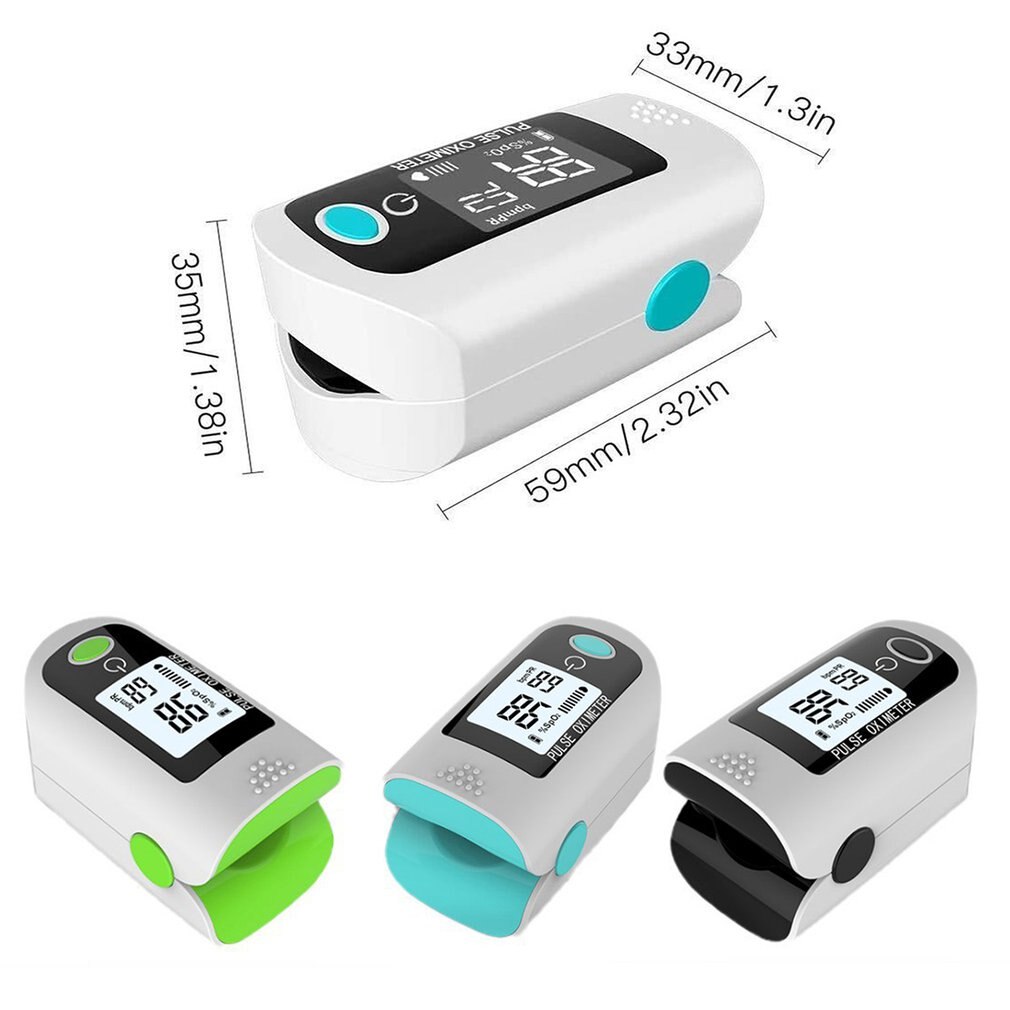Accurate Finger Oximeter SpO2 Blood Oxygen Measuring Tool Pulse Heart Rate Finger Clip Oximeter Decive Home Health Monitor