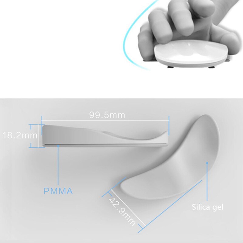 Ergonomische Polssteun Muismat Siliconen Pols Pad Past De Huid Polssteun Palm Rest Office Hand Rest Voor Laptop pc