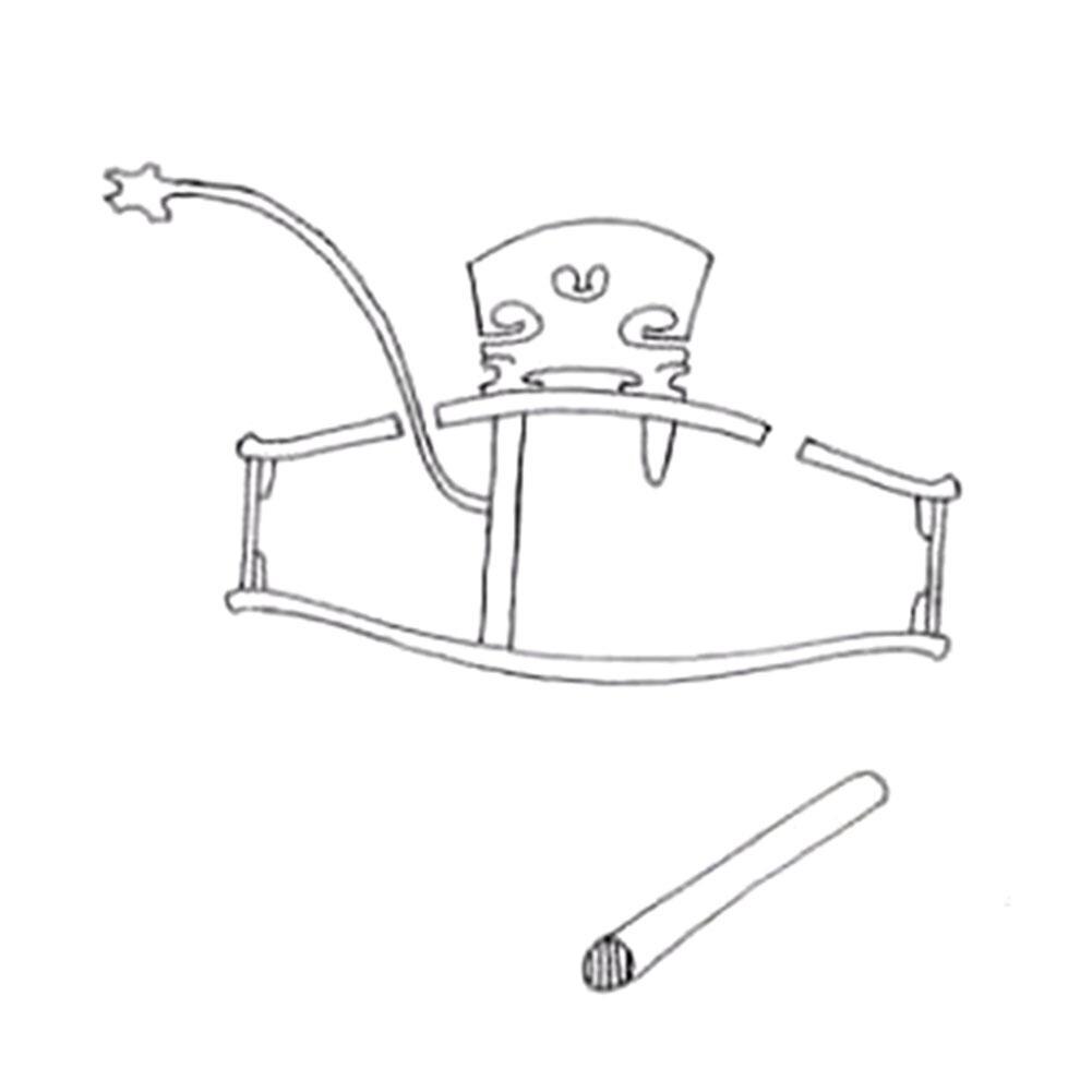 Cello / Double Bass Sound Post Setter Upright Stainless Steel Column Hook Tool Strings Instrument Cello Part Accessories