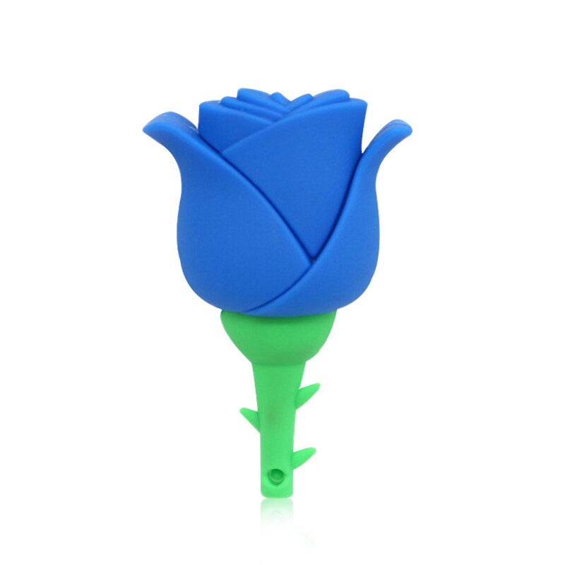 Memoria usb flash drive Rosa gb 8gb 16gb pendrive hermosa flor usb stick pen drive 32gb 64 gb g USB de Memoria flash usb: 64 GB / M2 blue flower