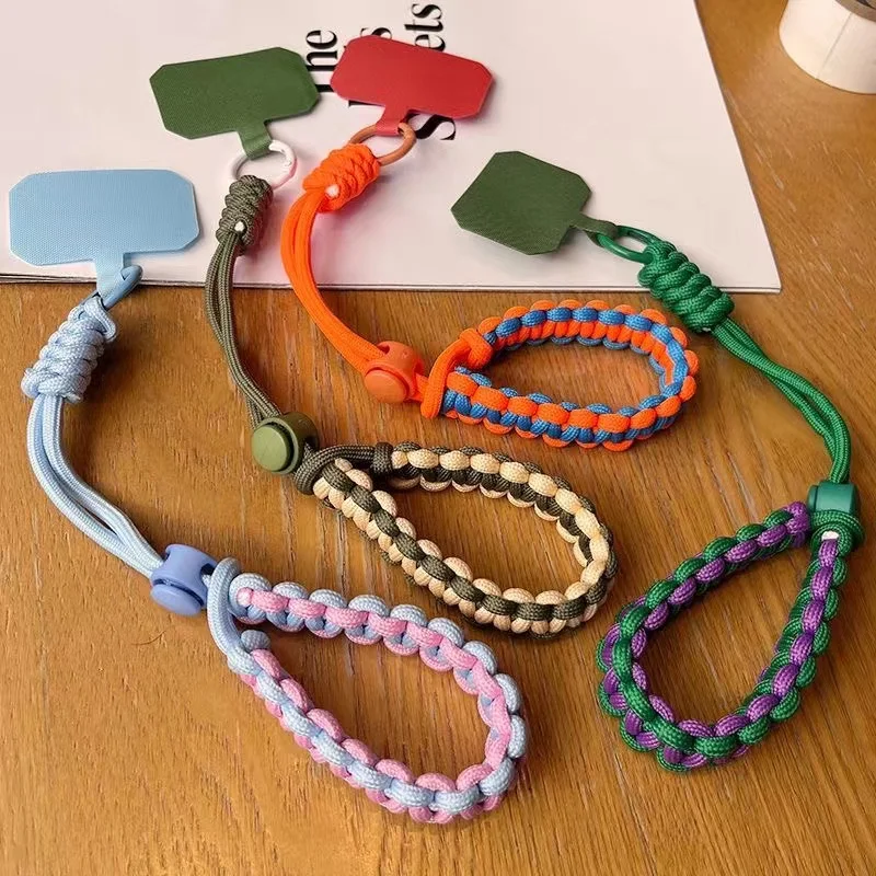 Cute Mobile Phone Lanyard Hanging Decoration Can Be Carried Twist Rope Anti-loss Pendant Strong Wrist Short Straps Band