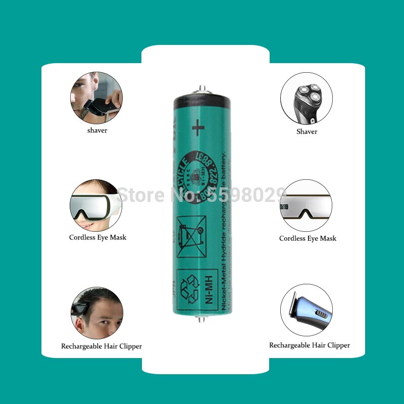 W809 Original Ni-MH rechargeable battery for Braun electric shaver series 1 140 150 3000 4000 5000 5685 For FDK AA