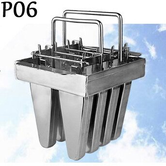 Stainless Steel DIY Ice Pop Molds Ice Lolly Popsicle Moulds Stick Holder 8 Cells/Batch Six Options Home Ice-Pop Molds: P06