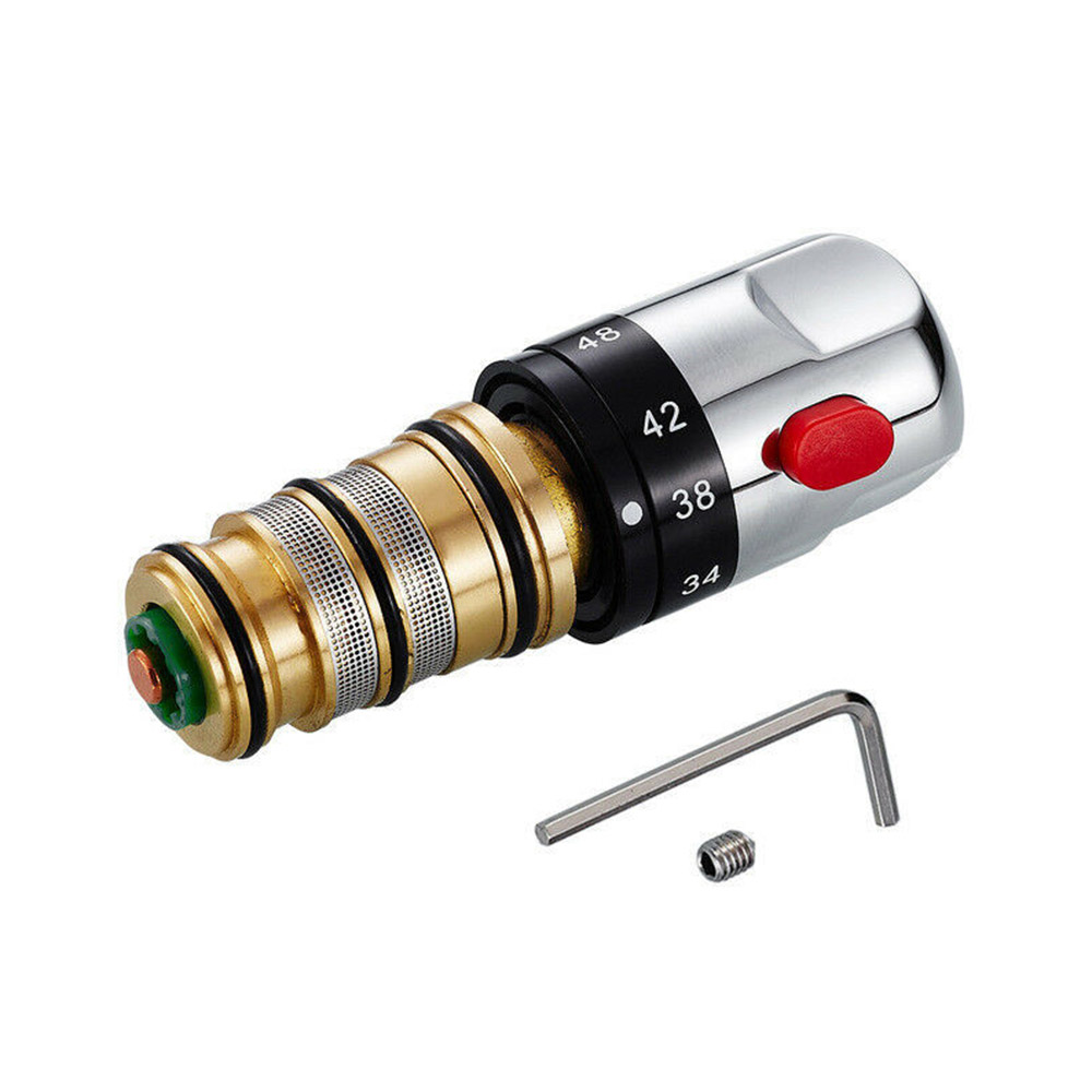 Messing Thermostatische Mengkraan Gate Temperatuurregeling Keramische Gate Voor Zonneboiler Onderdelen Reparatie Kit Kraan Cartridges