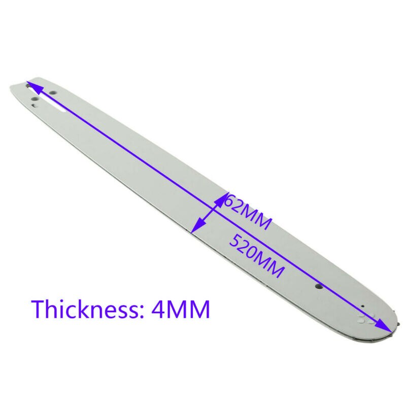 18 Inch Kettingzaag Kettingzaag Gids Bar Met 1Pc Ketting Voor 62CC 58CC 52CC 4500 5200 5800 Tarus Timbertech saw Beugel Cutter