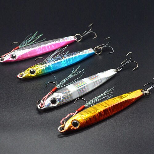 Wldslure 60g saltvand ferskvand støbe bly havabbor jig japan fiskeri jigging lokke med krog