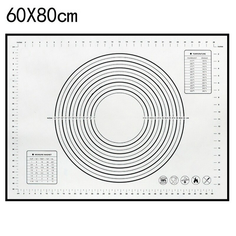 60*40CM Nicht-Stick Silikon Back Matte Pad Backen Blatt Glas Faser Roll Teig Matte Cookie Macaron backen Matte Gebäck Werkzeuge 15: G224713A