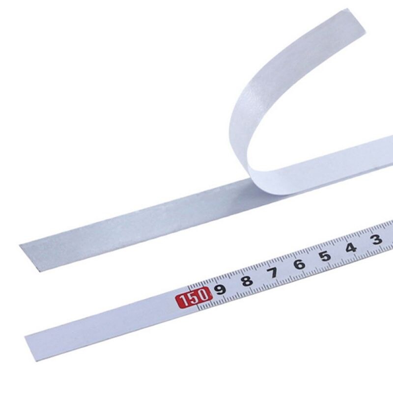 1/2/5M Sticky Scale Ruler Adhesive Miter Saw Track Tape With Glue Mechanical Scale Middle Scale Tape Measurements