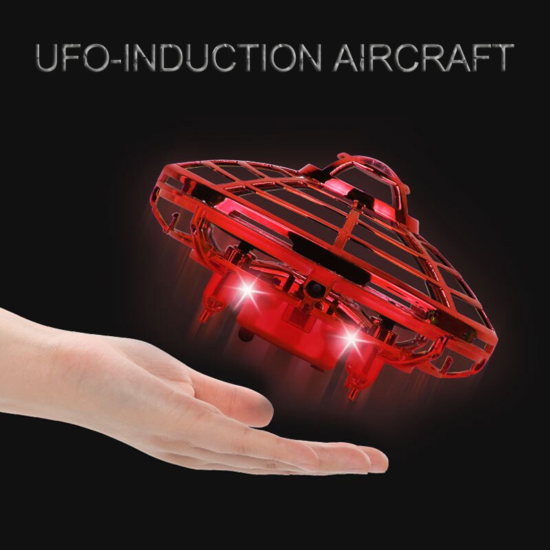 Mini Induction Hand Drone Electric Flying UFO for Boys Xmas High-tech Aircraft Flying Drone Toys for Kids Novelty Toy