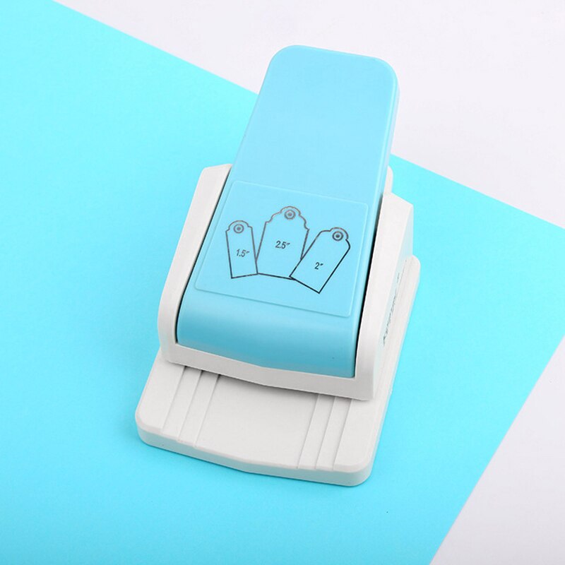 Opq-puncher kledinglabel puncher rechte label papier punchers diy bladwijzer handmatige puncher voor scrapbooking knutselen