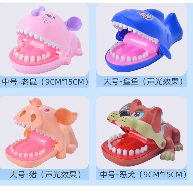 Verkoop Bananasplit Mond Tand Alligator Hand Kinderspeelgoed Familie Games Classic Bijten Hand Krokodil Game