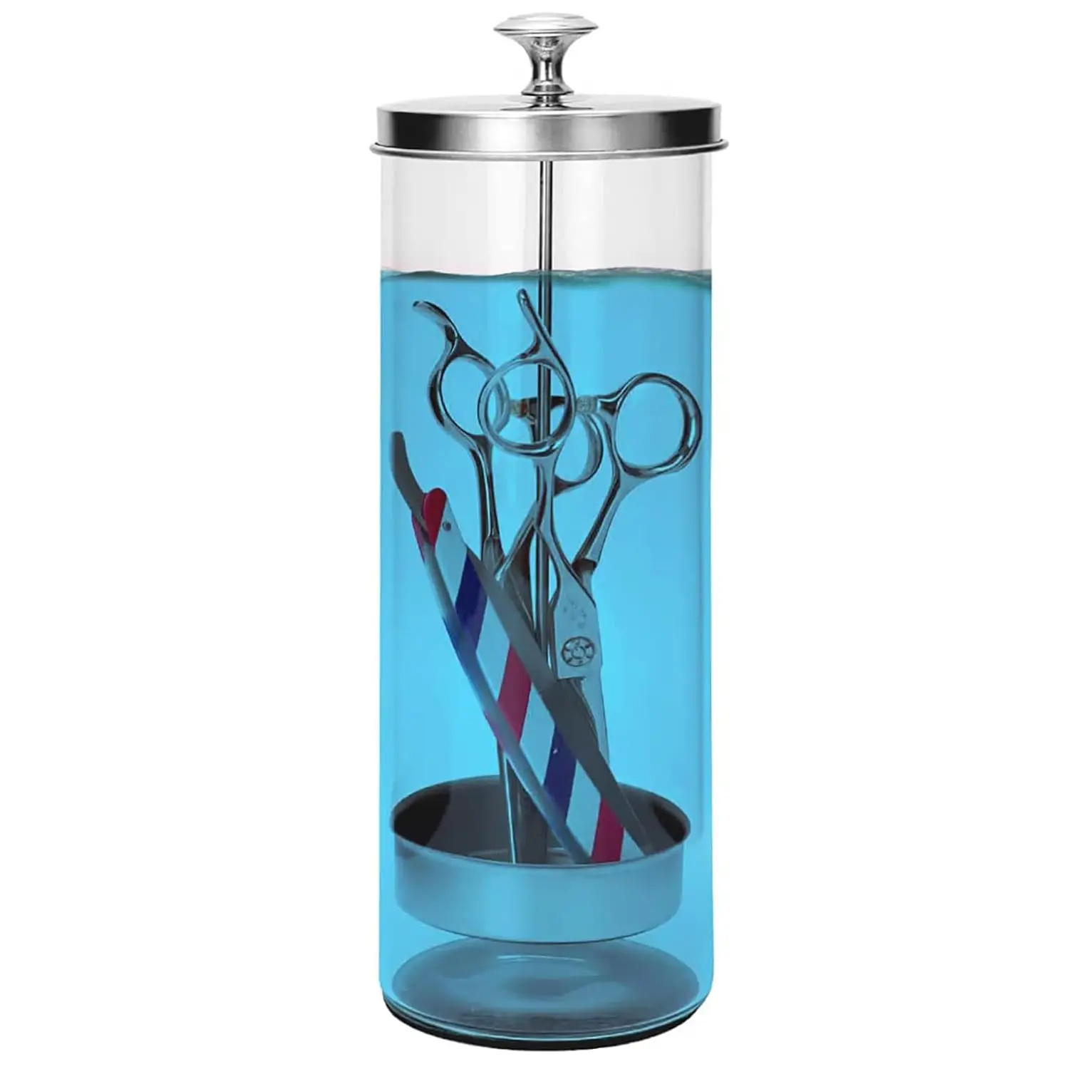 Schönheit Haar Schönheit Schwamm Boden Edelstahl Glas Desinfektion Krug Filter Sauber Sterilisation Container Salon Werkzeuge