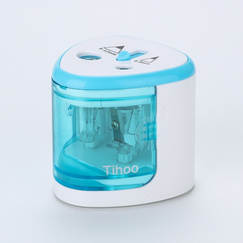 Sacapuntas eléctrico ajustable de tamaño Tihoo, sacapuntas profesionales electrónicos para lápiz, sacapuntas para dibujar, papelería, suministros escolares