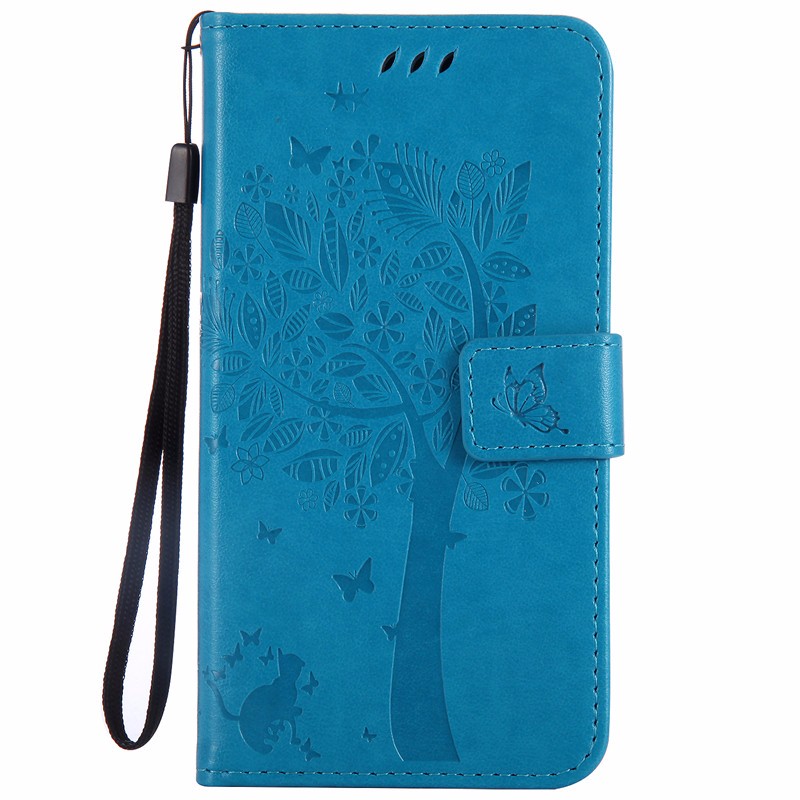 Para Nokia 2,3 6,2 pulgadas Original de lujo funda de silicona para Nokia 2,3 cartera Flip Funda de cuero para Nokia 2,3 cubierta: Blue
