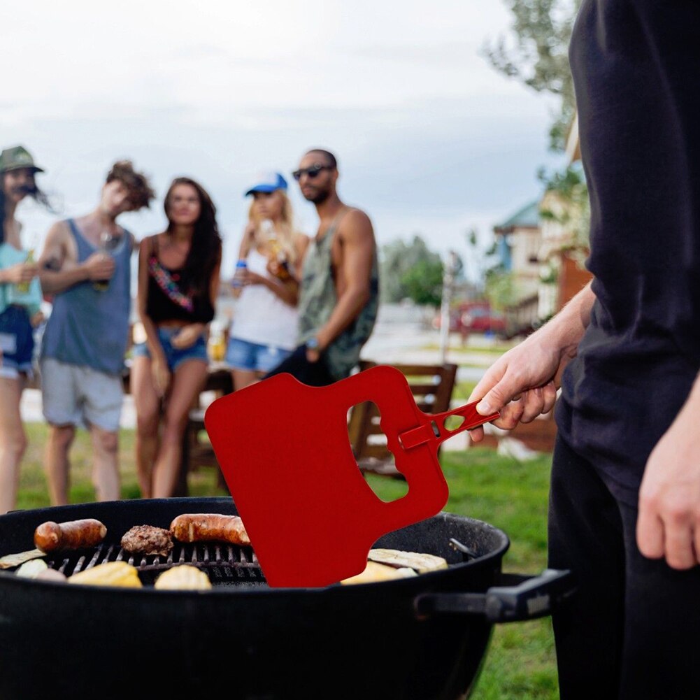Fläkt bbq utomhus manuell vev fläkt fläkt förbränningsstödjande handgrill grill grill 1/5 st