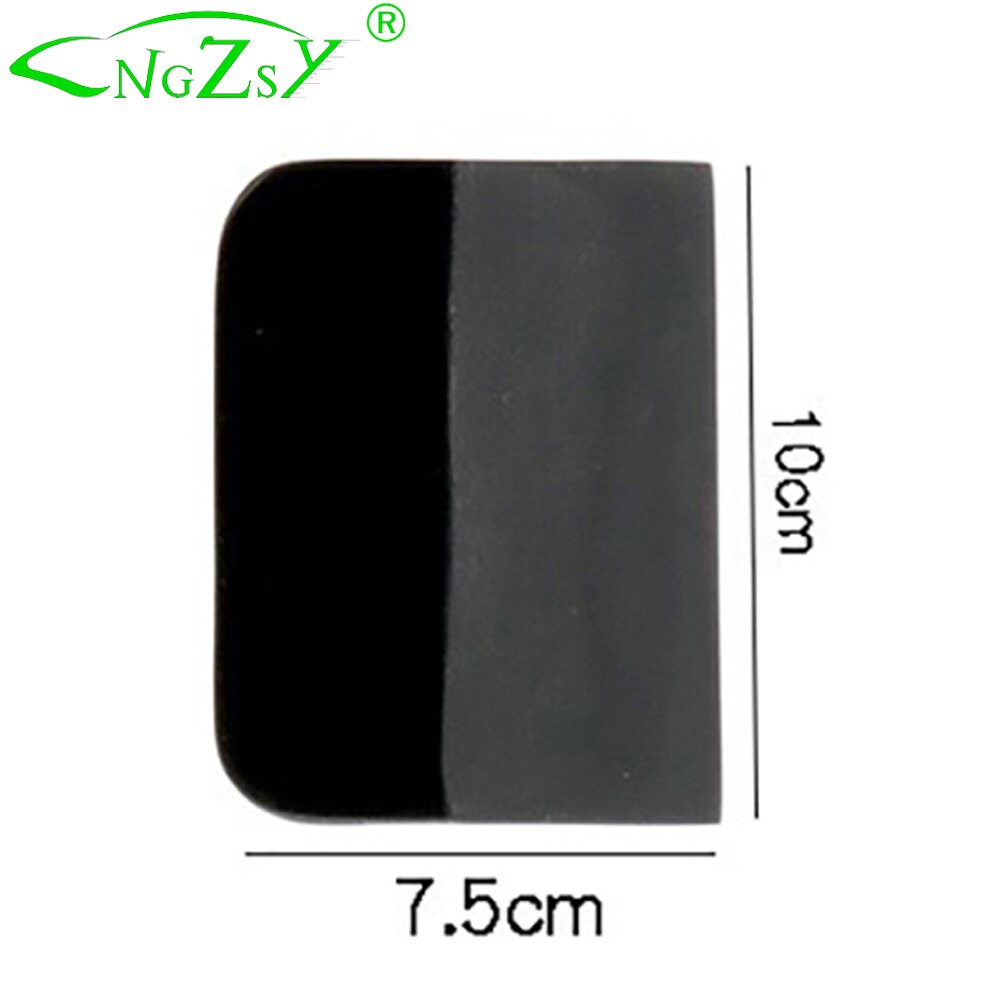 Venster Glas Schoonmaken Tool Water Remover B72 Carbon Vinyl Auto Wrap Film Sticker Installeren Schraper Ppf Tpu Wrapping Squeegee: 10x7.5cm Black