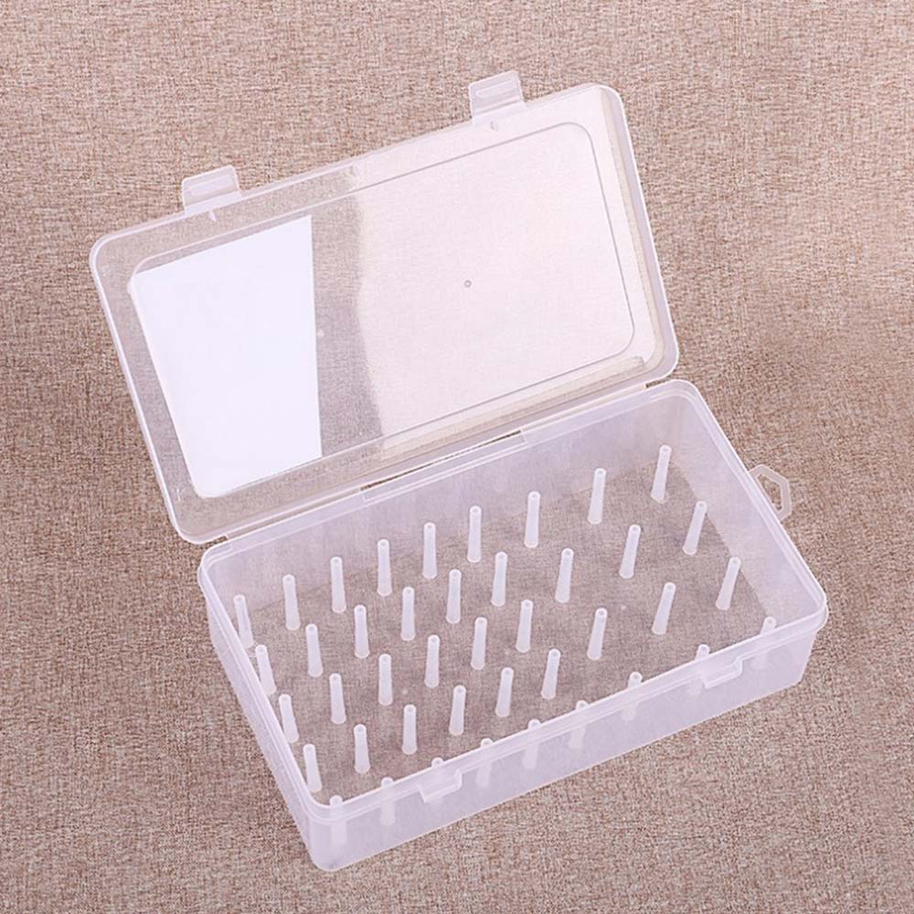 Sewing Thread Storage Box Can Hold 42 Pieces Spools Bobbin Carrying Case Container Holder Craft Spool Organizing Case