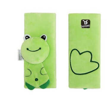 Safety Belt Protective Case Infant Child Car Seat Trolley Cushion Shoulder Sleeve Anti-Friction: Frog Safety Belt