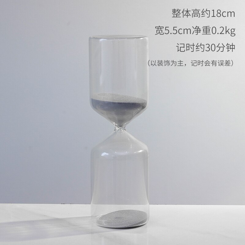 Sablier de sable moderne et Simple pour enfants, décorations de maison, d'anniversaire pour enfants, minuterie de sablier, décoration créative pour salon nordique: 30Minute4