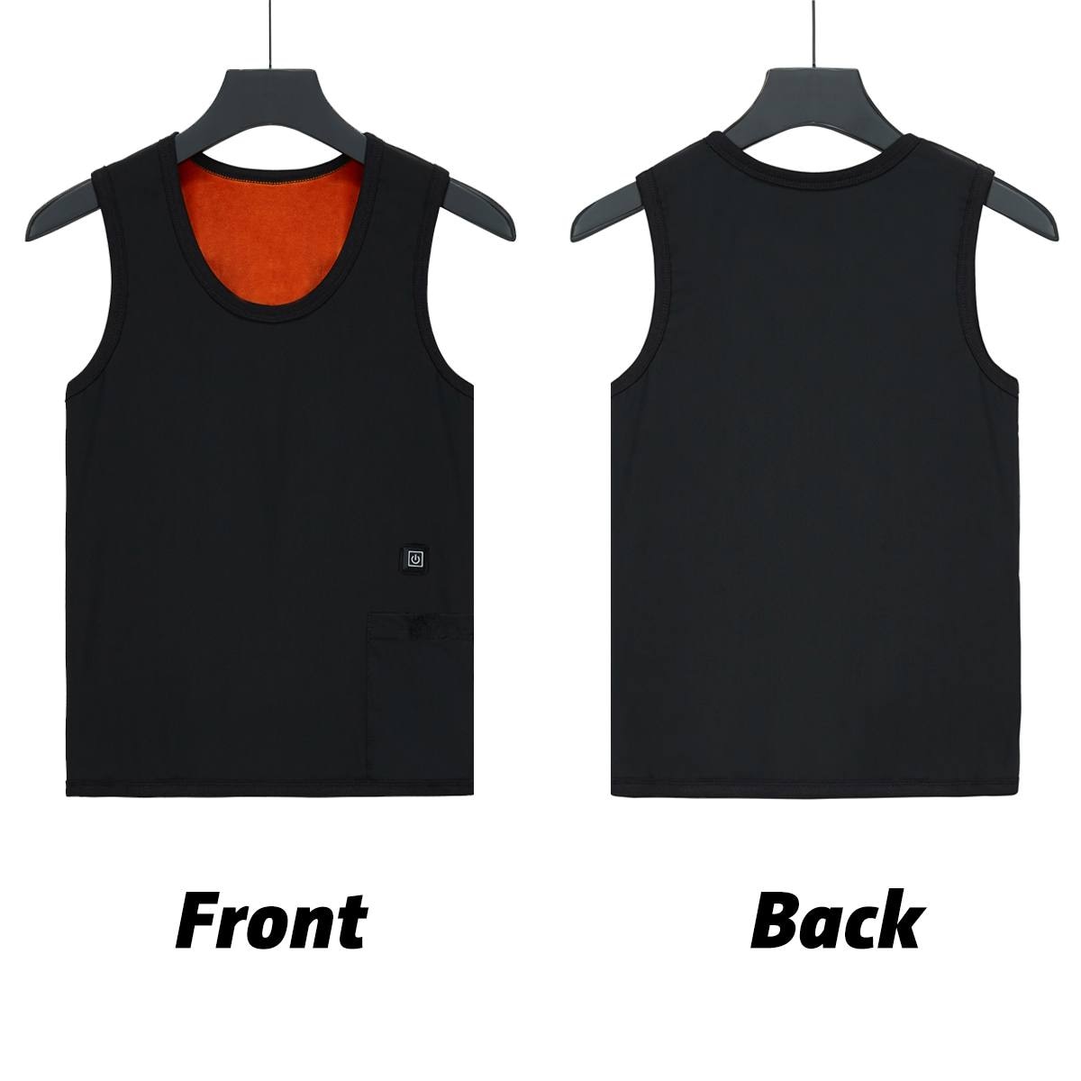 Heated Jacket Vest USB Vest Warm Electric Heating Jacket Jacket Clothing Outdoor Waistcoat Hiking Camping Sport Jacket