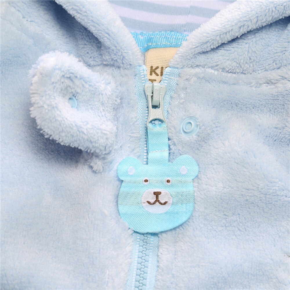 Herfst Winter Kerst Meisje Kleding Soft Fleece Een Stukken Jumpsuits Pyjama 0-24M Baby Jongens Kleding baby Footies
