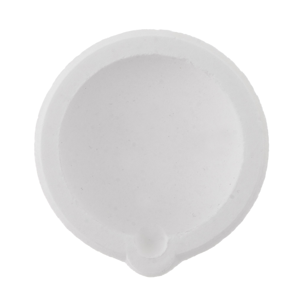 100g Jeweler Crucible Pot Melting Melt Metal Gold Jewelry Casting Quartz Silica Melting Crucible Dish Bowl Pot Casting