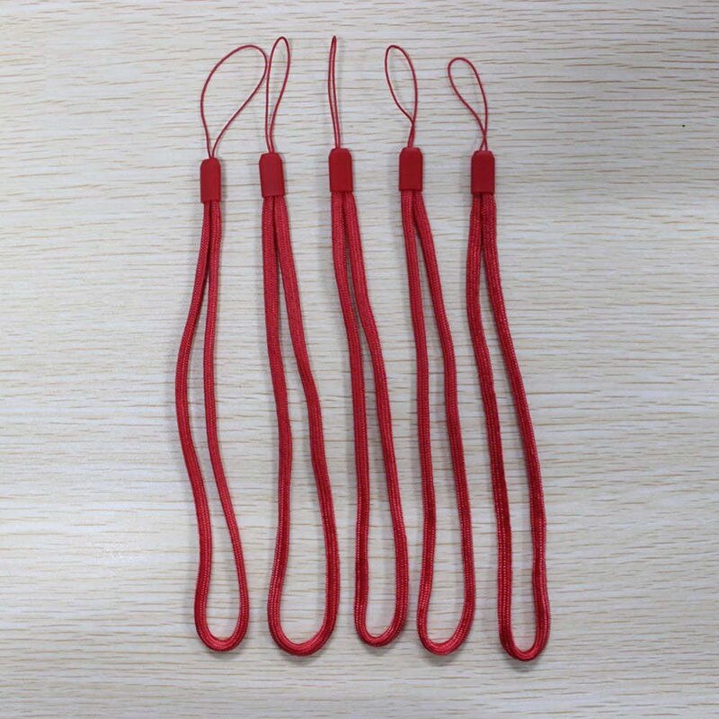 5Pcs Universele Hand Wrist Strap Touw Koord Houder Lanyard Voor Mobiele Telefoon Camera: red