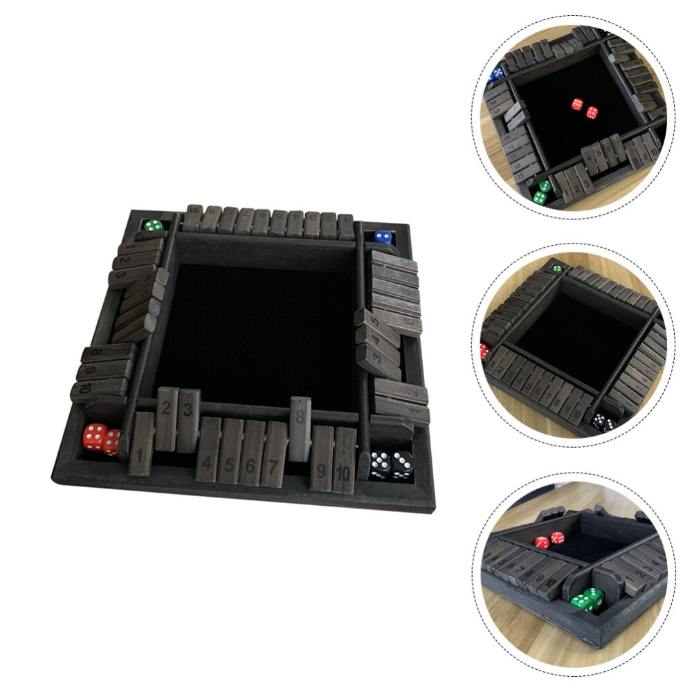 1 Set Van Vier-Persoon Board Game Vierzijdig Flop Games Digitale Board Game