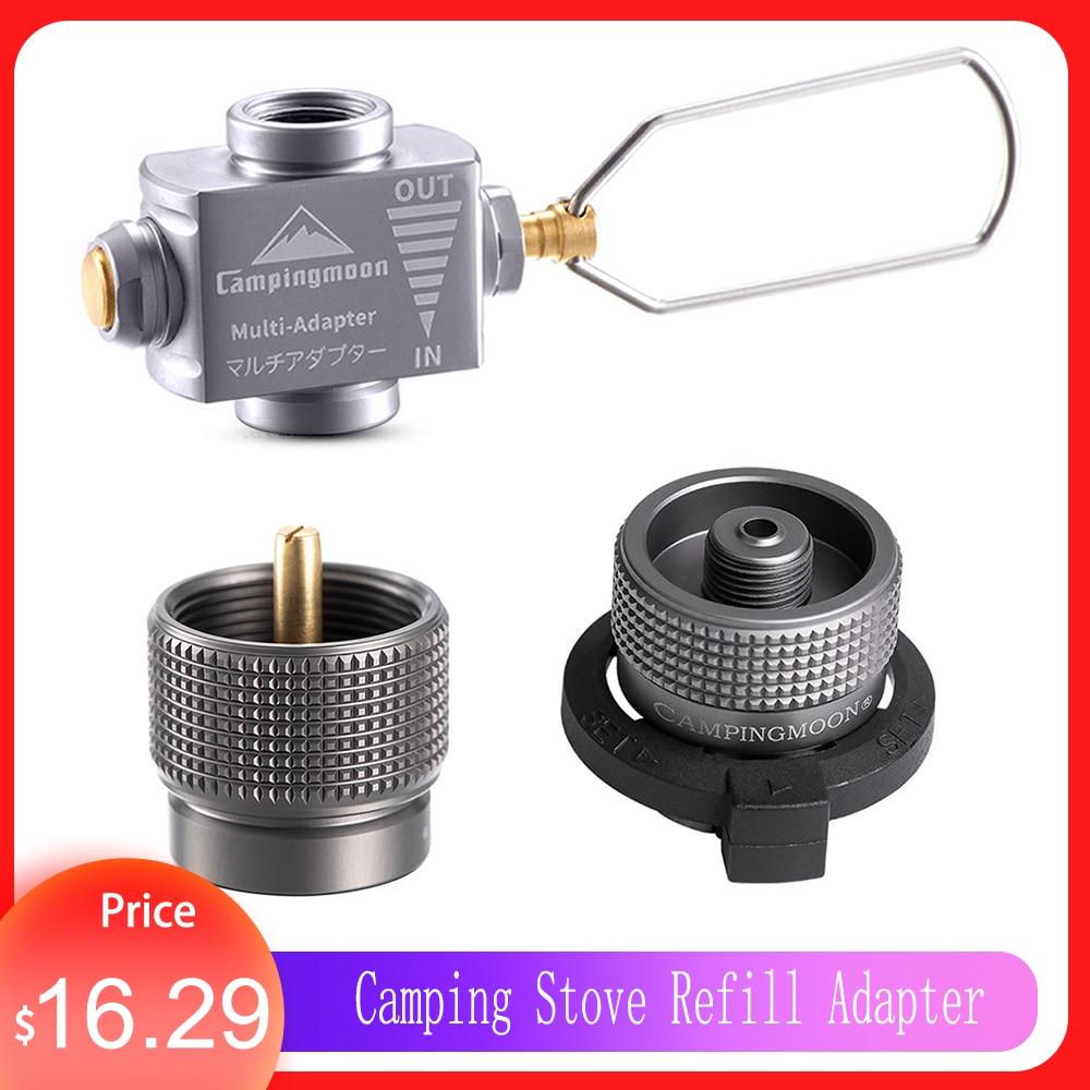 Adaptador de Gas ahorrador de Gas Plus con adaptador para estufa de Gas butano, adaptador de repuesto para estufa de Camping, utensilios de cocina para senderismo, equipo de Camping