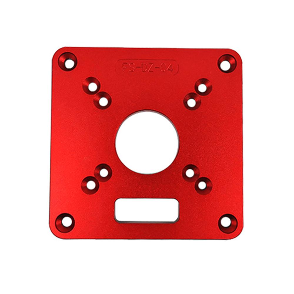 Aluminium Router Tisch Einfügung Platte Für Holzbearbeitung Bänke Router RT0700C Holzbearbeitung Tisch Einfügung Platte Montage Basis Platte