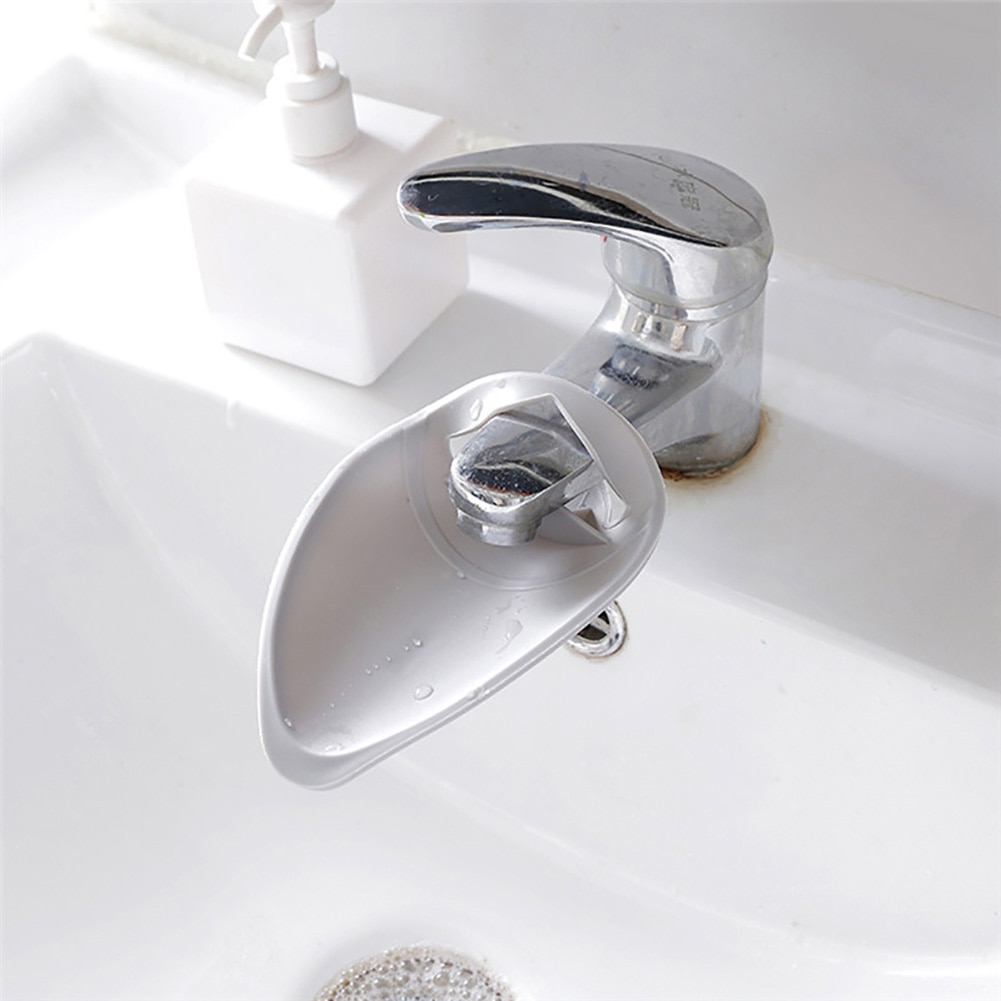 1Pc Kitchen Bathroom Plastic Faucet Extender Kids Hand Washing Tap Water Guide Tool Water Tap Extension Bathroom Accessories