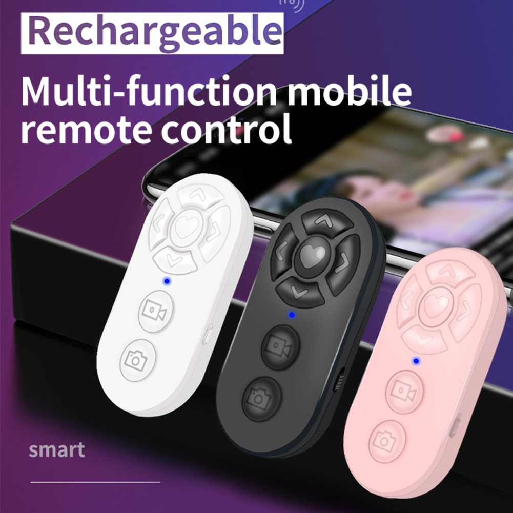 Draadloze Bluetooth Mobiele Selfie Luie Instant Muziek Video Afstandsbediening Mobiele Telefoon Bluetooth Controller Voor Apple