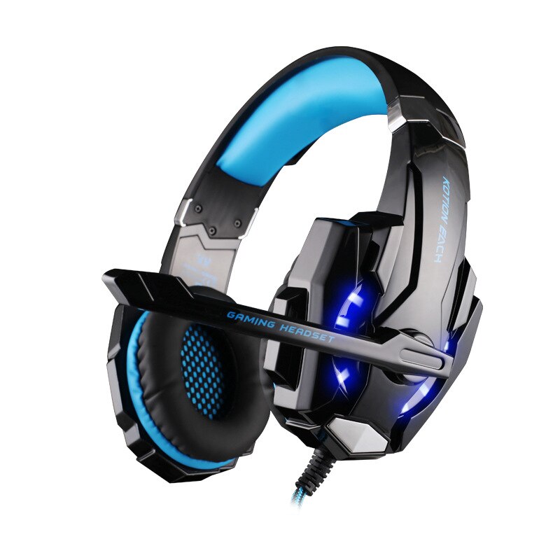 Best KOTION EACH G9000 3.5mm Game Gaming Headphone Headset Earphone With Mic LED Light For Laptop Tablet / PS4 / Mobile Phones