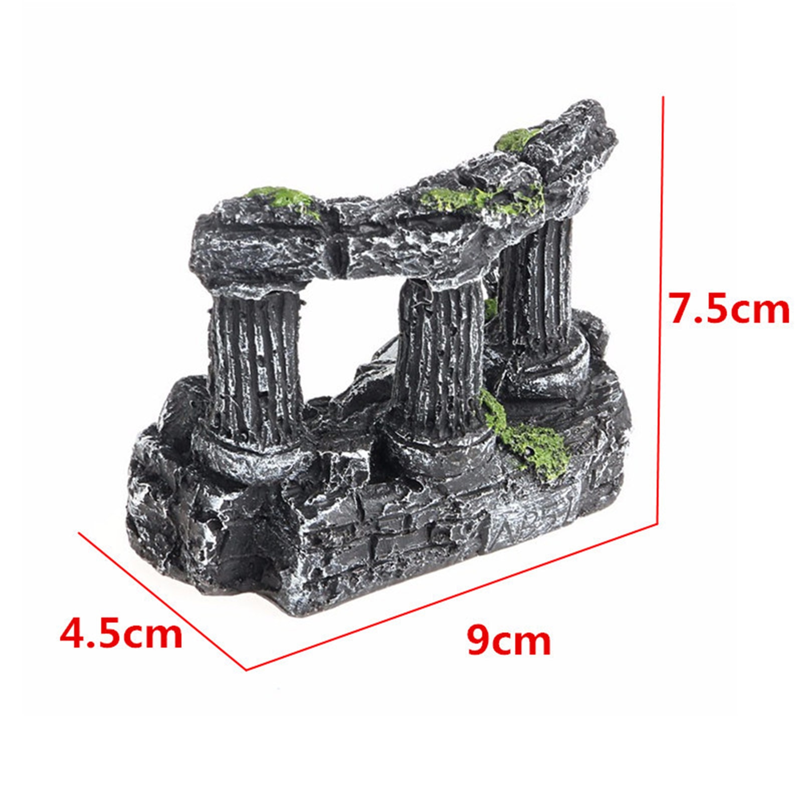 2 Pillar 3 Pillar Aquarium Decoration Resin Roman Pillars Ruins Fish Tank Landscape Ornament For Aquarium, Fish Tank, Fountain