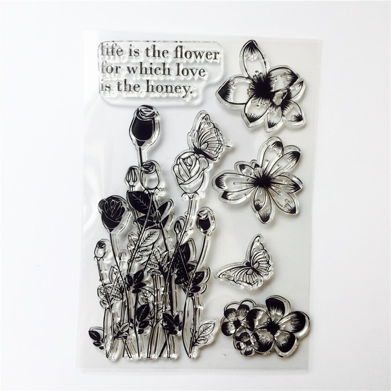 Wijn fles Siliconen Clear Postzegels voor Scrapbooking DIY Album Card Decoratie Embossing Map Craft Rubber Stempel Mallen: FZ145