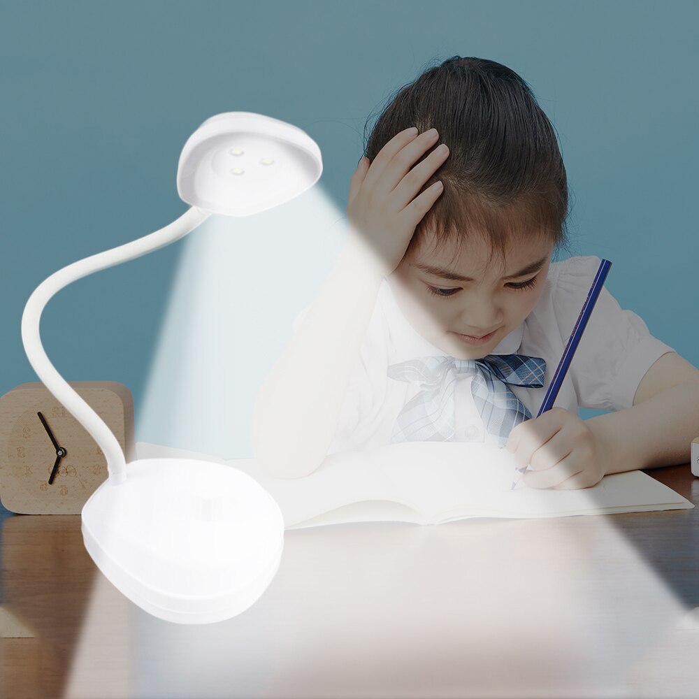 biegen LED Stand Tisch Lampe Batterie USB Aufladbare Stand Schreibtisch Lampe berühren Schalter Studie Lesen Schüler Tisch Lampe Schreibtisch Tisch lampe