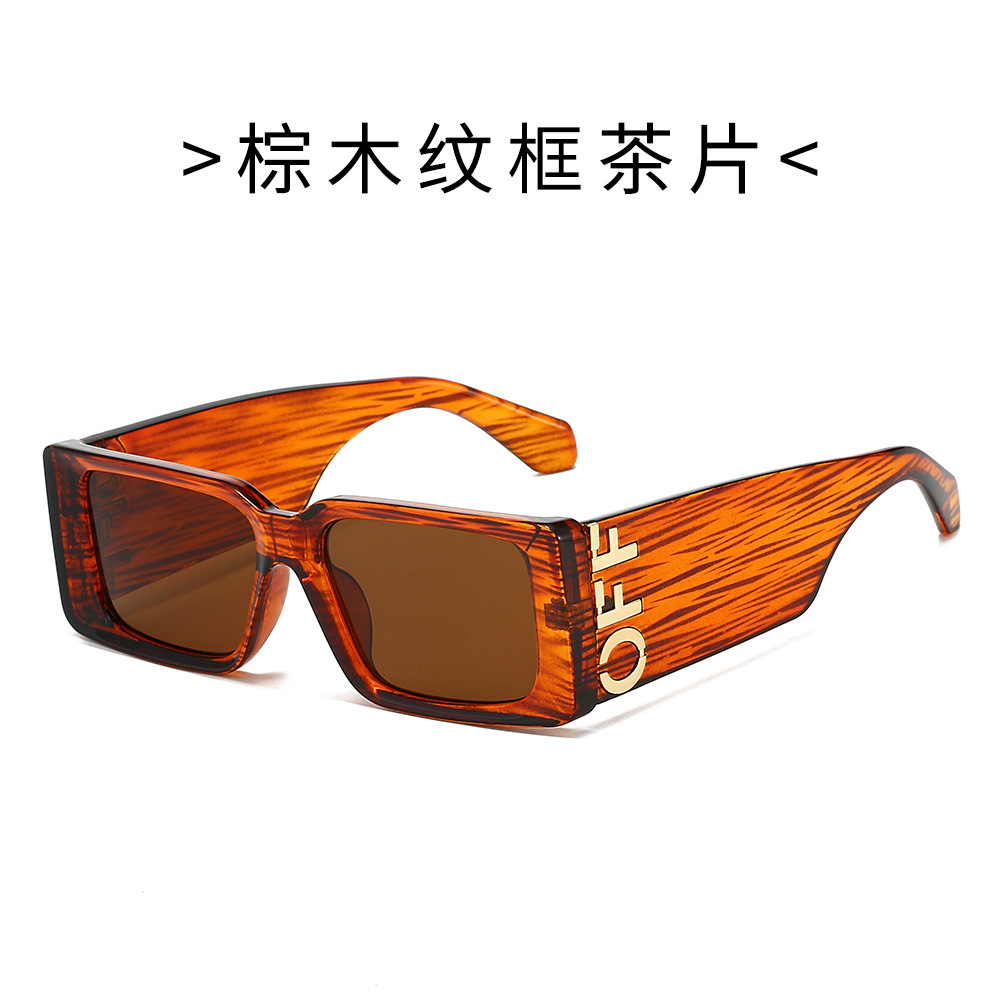 Nuevas gafas de sol retro de para mujeres y hombres Monturas cuadradas elegantes con piernas anchas Protección UV Gafas de para cada occasi: other / Negro