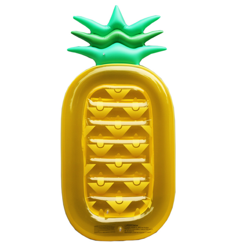 Neue sommer aufblasbare schwimm insel matt, Strand schwimmen Schwimmbad luft matratze bett, Festival Party schwimm spielzeug für Erwachsene freundlicher: Ananas  188X79cm