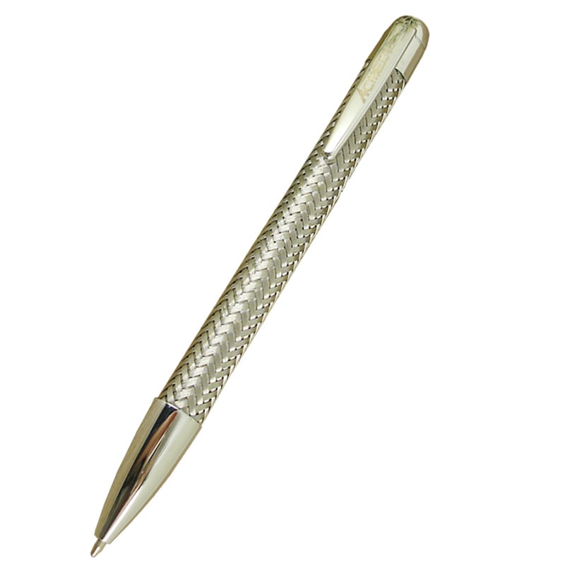 Gipfel Metall Geflecht 0,7mm Mechanische Bleistift mit Chrom trimmen Metall Schwere Stift 38g drücken Klicken Automatische blei Bleistifte