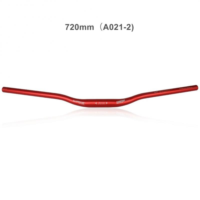 Wake Mountainbike Stuur 31.8*780Mm/720 Mm Fiets Ultra Lange Bar Aluminium Riser Stuur Mtb fietsonderdelen: 720mm Red