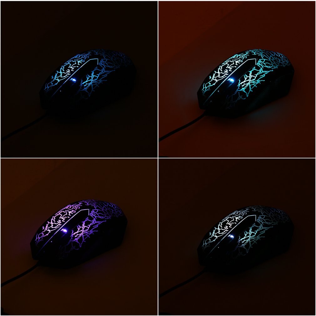 Wired Gaming Mouse 3200DPI LED Optical 3 Buttons 3D USB Pro Gamer Computer Mice For PC Adjustable USB Wired Computer Mouse