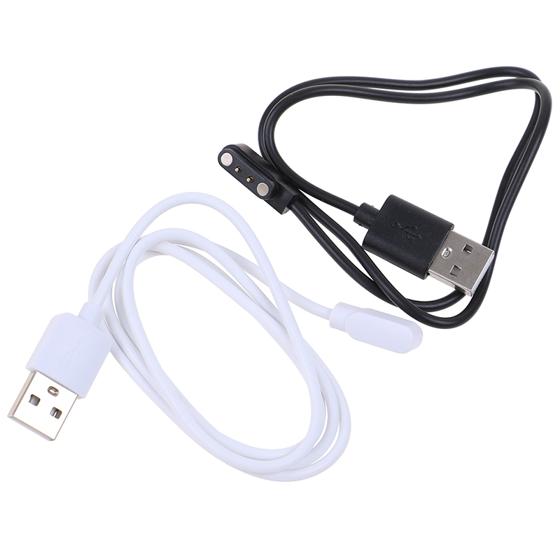 Universele Magnetische 2-Pin 4Mm Pitch Polsband Oplaadkabel Oplaadkabel 2-Pin 4Mm Usb Charger kabel Voor Slimme Horloge